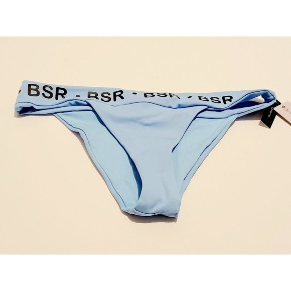 BSR By Samii Ryan Cheeky Coverage Break The Rules Bikini Bottoms Blue - Picture 7 of 9